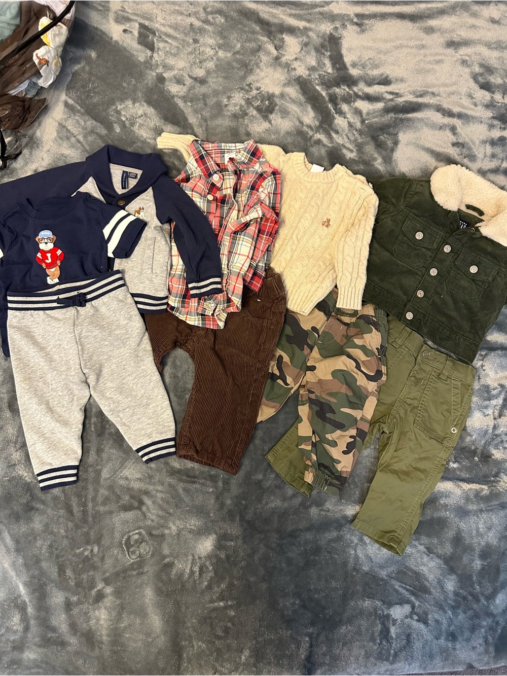 Gap/ Janie & Jack Boys Fall Bundle (6-12 months) 9 pieces